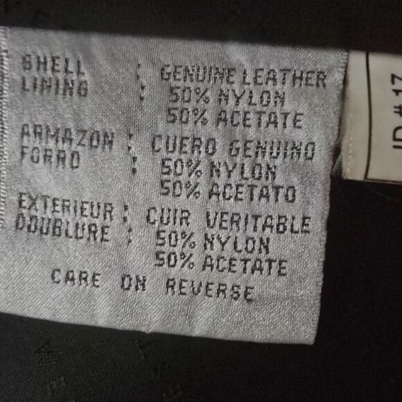 Nine West Large Women's Black Soft Butter Leather Coat - Picture 8 of 9